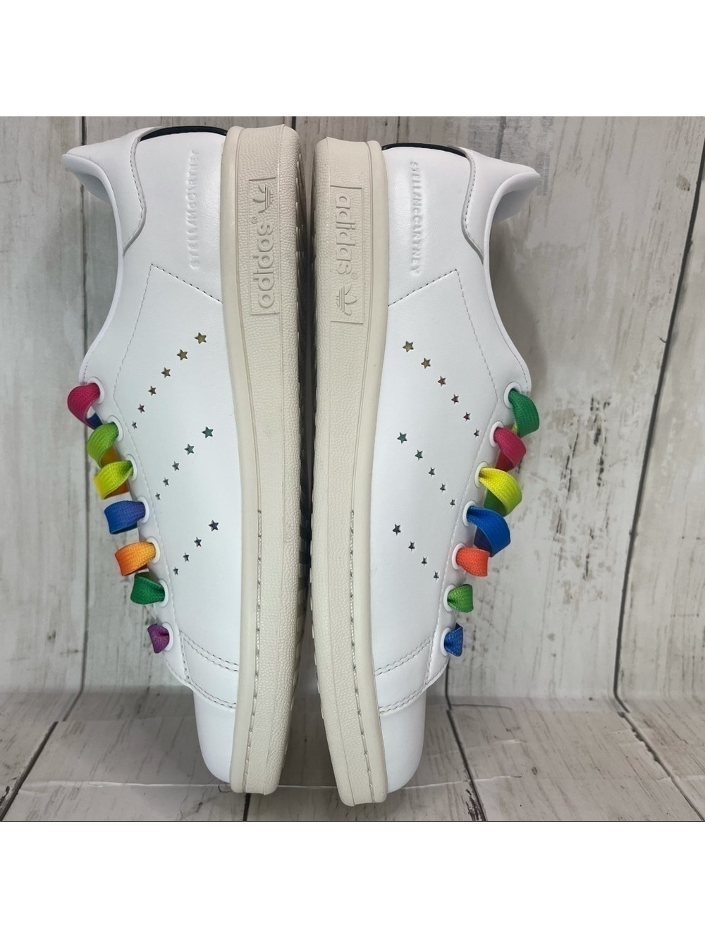 NWOB Adidas +Stella McCartney Stan Smith Sneakers Size 38 - Picture 6 of 9